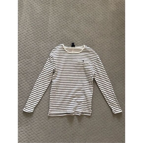 H&M Striped Lightweight Oversized Sweater XS - Picture 1 of 6